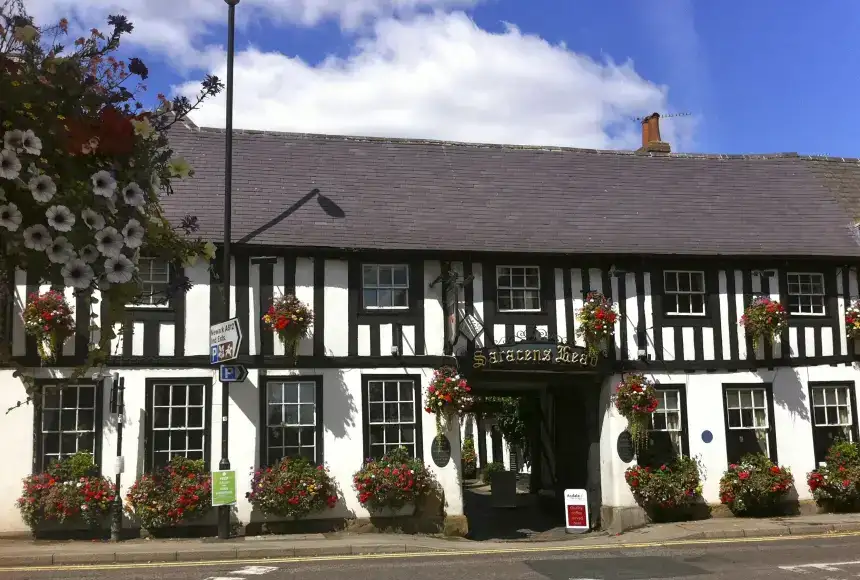 Photo showing Lord Byron At The Saracens Head Hotel